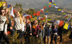 UMW students in Nepal. Photo by Dan Hirshberg.