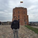 On top of the Gediminas Tower in Vilnius, Lithuania.