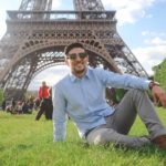 Picnic by the Eiffel Tower. Photo by Maggie Gialamas.