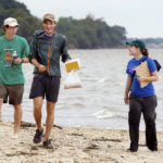 Geology students on the Potomac River.