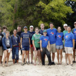 Geology students on the Potomac River.