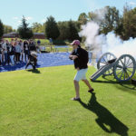 UMW Homecoming, Saturday Oct. 22, 2016. Renovated track and field facility dedication. (Photo by Norm Shafer).