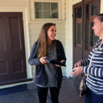 Maiah Bartlett interivews Maribel Segel at Meadow Farm in Henrico County.