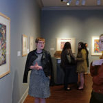 Margaret Sutton, student curated art show opening, Tuesday April 19.