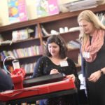 College of Education students demonstrate Makers Space projects for Richmond Mayor Levar Stoney. #UMWMade