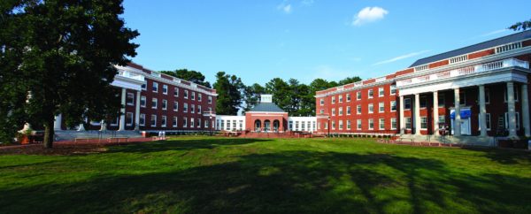 The  Randolph- Mason Hall dorm complex at UMW, photographed Thursday August 23 2012. (Photo by Norm Shafer).