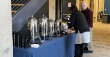 Coffee table at UMW Counselor Day 2024.