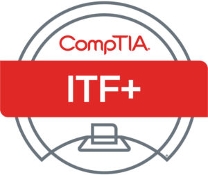 This logo is CompTIA IT Fundamentals (ITF+)