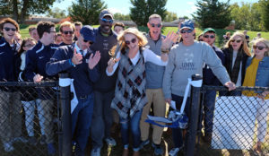 UMW Homecoming, Saturday Oct. 22, 2016. Renovated track and field facility dedication. (Photo by Norm Shafer).