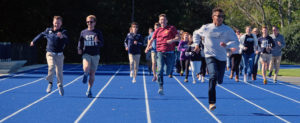 UMW Homecoming, Saturday Oct. 22, 2016. Renovated track and field facility dedication. (Photo by Norm Shafer).