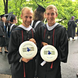 Robby Pratt '17 (left) and Zachary Norrbom '17 (right)