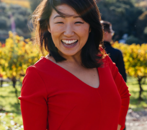 woman smiling at camera