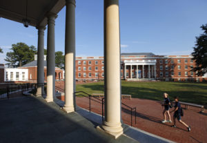 View of Randolph Hall from Mason Hall