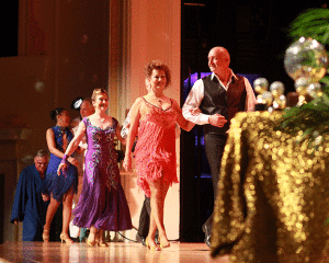 The 2013 Dancing with the Fredericksburg Stars (pictured here) will return to support the 2014 stars and escort them onto the stage.