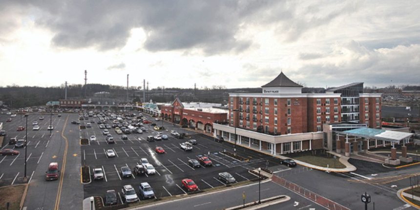 Eagle Village parking lot