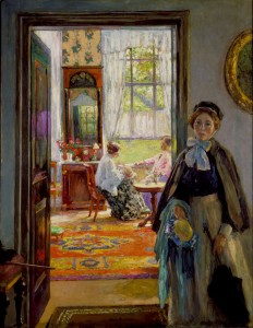 The Open Door, a celebrated painting by Gari Melchers