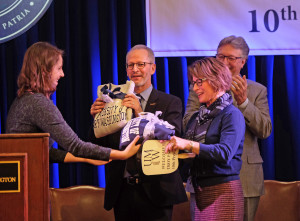 UMW welcomes it's 10th president, Dr. Troy Paino in a ceremony, Friday, February 19, 2016. (Photo by Norm Shafer).