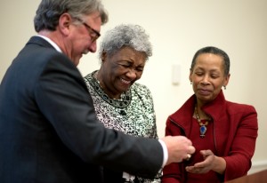 Gladys White Jordan receives Monroe Medal