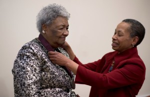 Gladys White Jordan receives Monroe Medal