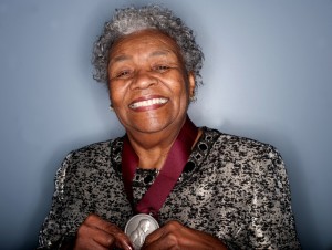 Gladys White Jordan receives Monroe Medal