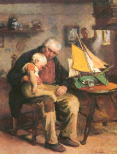 Old and Young painting