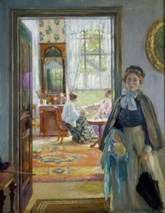 Gari Melchers, The Open Door, ca. 1910 Oil on canvas