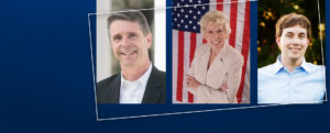 Rep. Rob Wittman, Gail Parker and Matt Rowe