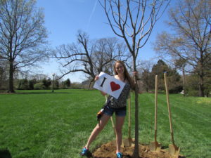 Senior Margaret Magliato, recipient of the Thyra V. Valade Conservation Leadership Scholarship