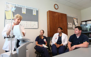 Bachelor of Science in nursing program, at Mary Washington Hospital.