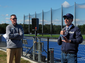 UMW Homecoming, Saturday Oct. 22, 2016. Renovated track and field facility dedication. (Photo by Norm Shafer).