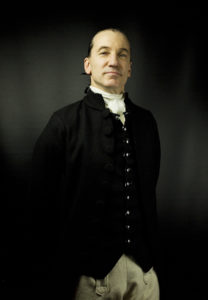 James Monroe, as portrayed by Jay G. Harrison III