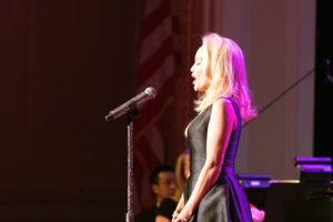 Kristin Chenoweth sings for a sold-out crowd