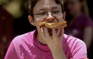 Incoming first-year UMW students shared a special Orientation experience at UMW's Eagle Lake Outpost. Photo by Reza A. Marvashti