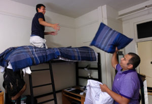 Move-In Day at UMW brought hundreds of new Eagles to campus. Photo by Norm Shafer.