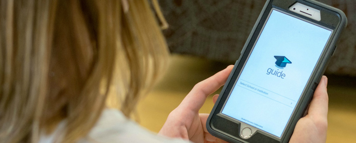 UMW's first student-centric mobile app, called Guide, is designed to help students navigate the college experience.