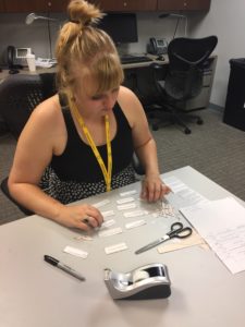 UMW senior Lindsey Crawford interned in public programming during a summer internship at the Smithsonian's National Museum of African American History and Culture.