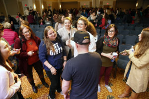 Fred Lynn Middle School Principal Hamish Brewer spoke to University of Mary Washington College of Business students in the Chandler Ballroom. Also known as "The Relentless Principal," Brewer has made a name for himself with his unorthodox style of leadership.