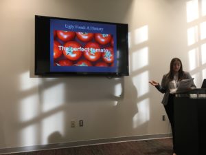 UMW geography student Katie Boston presents.