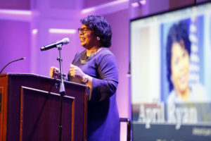 Journalist April Ryan is one of the many esteemed activists, authors and artists that JFMC has brought to campus. Photo by Suzanne Carr Rossi.