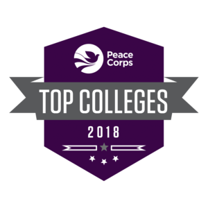 The University of Mary Washington has once again been named a top-producing school for Peace Corps volunteers, with 14 alumni serving currently across the globe.