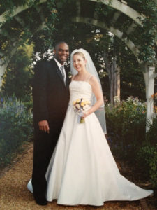 Michael Johnson ‘96 and Colette Johnson ‘97 married 16 years ago on the campus where they met. They have three children together.
