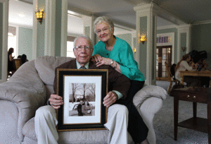 Mary Washington has made marriages since it first began accepting male students in 1946, some two decades before it was officially co-ed. Elmer Morris Jr.’ 50 and Marceline Weatherly ‘50 met at the C-Shoppe 71 years ago this month. (Norm Shafer) 