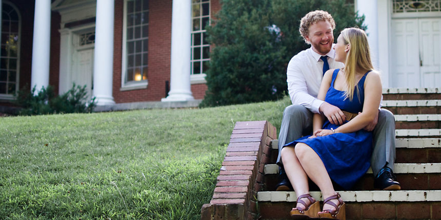 Harrison Miles '15 and Emma Leheney '15 met as orientation leaders in the summer of 2013. They plan to marry this April in Fredericksburg. (KWH Photographs)