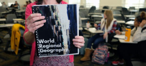 Caitlie Finlayson's open textbook on World Geography has been downloaded over 2,000 times in over 30 countries.