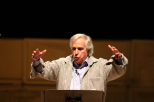Henry Winkler aka "Fonzie" narrated Prokofiev's "Peter and the Wolf" during the show. Photo by Norma Woodward.