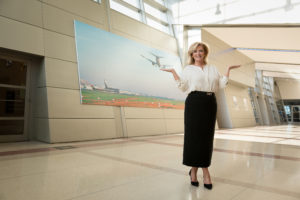 Now in UMW's MBA program, Natalie Smith has built an exceptional career in air traffic control. She also earned a BLS at Mary Washington. Matt and Erika Photography.