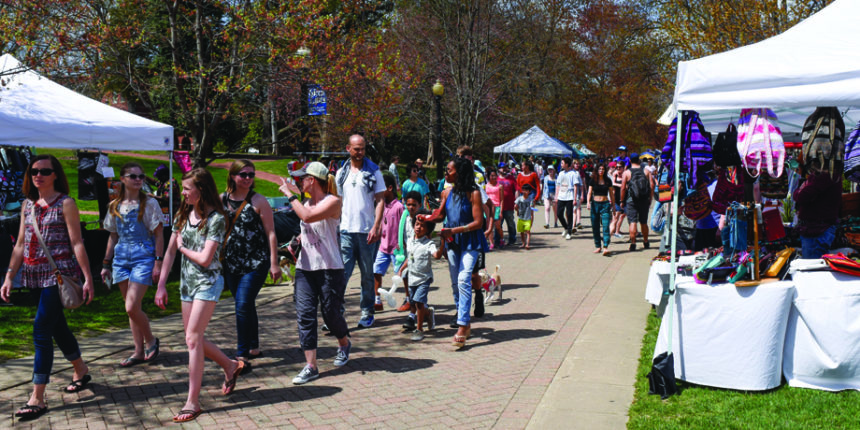 The annual Multicultural Fair is one of the most popular events at UMW. Photo by Clem Britt.