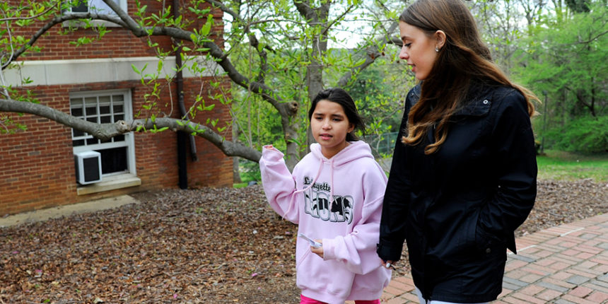 Scholars program helped put senior Samantha St. John on a path to college. Photo by Suzanne Carr.