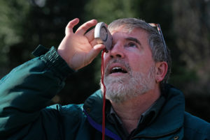 Griffith and his students have measured and mapped about half of UMW's nearly 1,000 trees. The group plans to finish this summer. Photo by Norm Shafer.