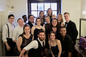 Fifteen people - each represented on the track - worked on UMW a cappella group One Note Stand's first single, Give Love.